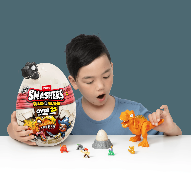 SMASHERS Rotaļu komplekts Dinozauru salas Episkā ola