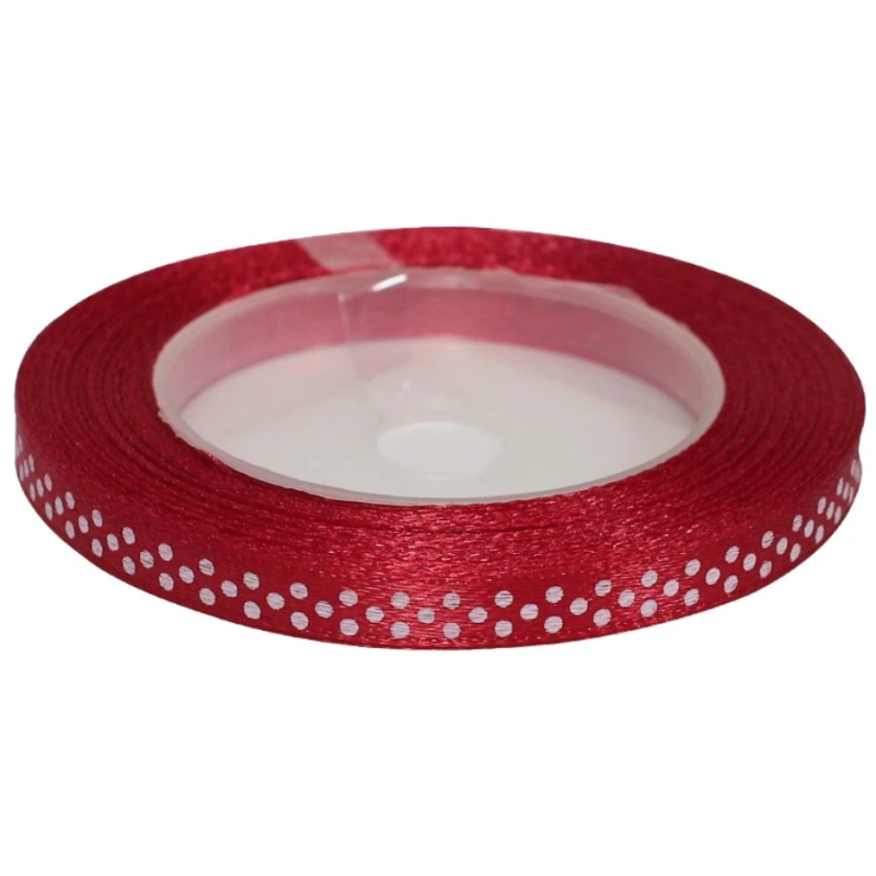 Dāvanu lenta ar rakstu, satīna 0.6x1500cm