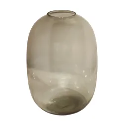Vāze stikla 30cm, dūmakaini brūna