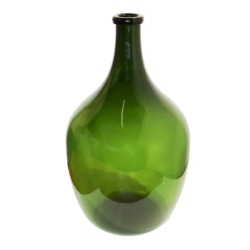 Vāze stikla lāses formas 32x50cm, dūmakaini zaļa