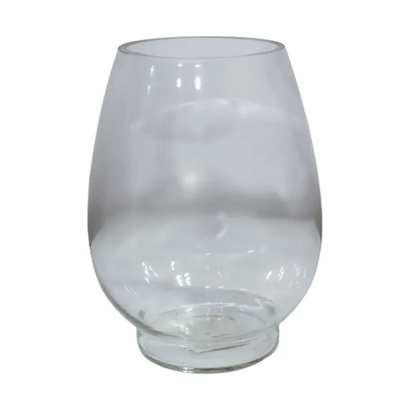 Vāze stikla 10x20cm, caurspīdīga