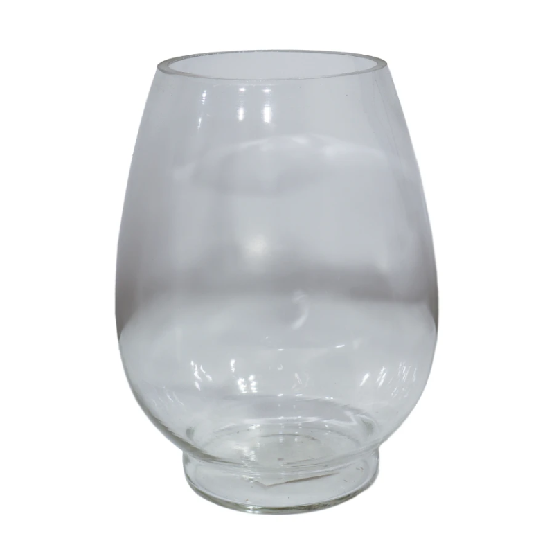 Vāze stikla 12x25cm, caurspīdīga