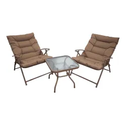 Dārza komplekts, galds ar 2 krēsliem