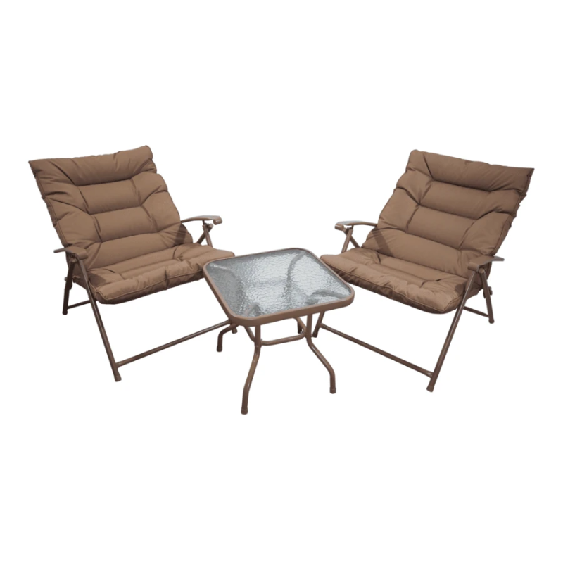 Dārza komplekts, galds ar 2 krēsliem