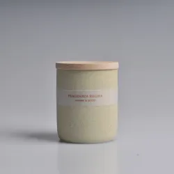 Aromātiskā svece JASMINE & WOOD 230gr, +-- 35h