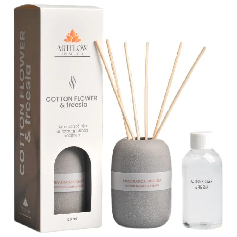 Aromātiskā eļļa COTTON FLOWER & FREESIA, 120ml