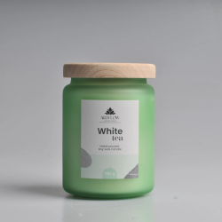 Aromātiskā svece WHITE TEA 580gr, +-- 60h