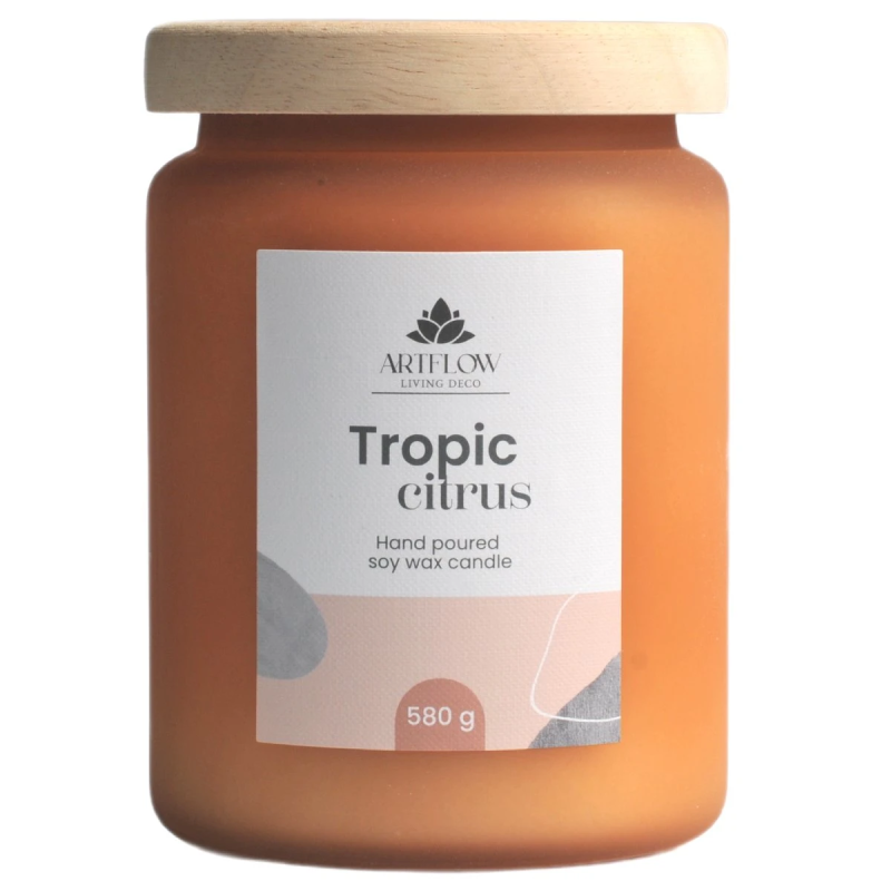 Aromātiskā svece TROPIC CITRUS 580gr, +-- 60h