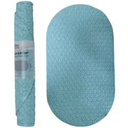 Душевой коврик Basic 68x38cm 100% TPE, синий