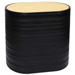 Atkritumu konteineris mini Zinda, melns