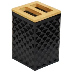 Glāze vannas istabas universāla Diamond, melna