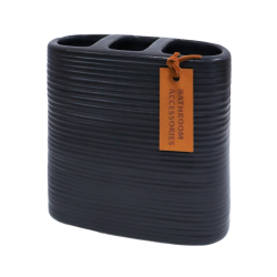 Zobu birstes trauks melns, keramika