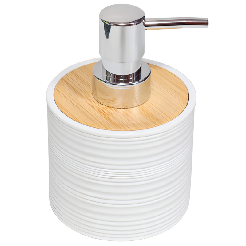 Šķidro ziepju dozators Zinda, balts