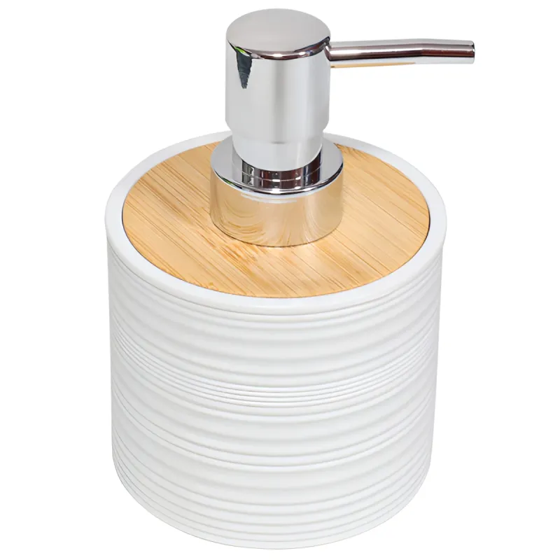 Šķidro ziepju dozators Zinda, balts