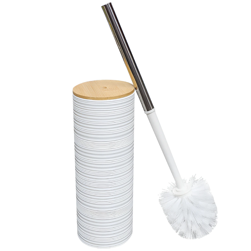 WC birste ar turētāju Zinda, balta