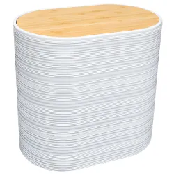 Atkritumu konteineris mini Zinda, balts