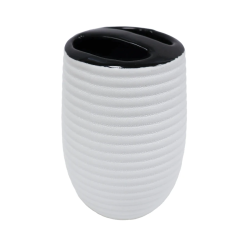 Zobu birstes trauks balts, keramika