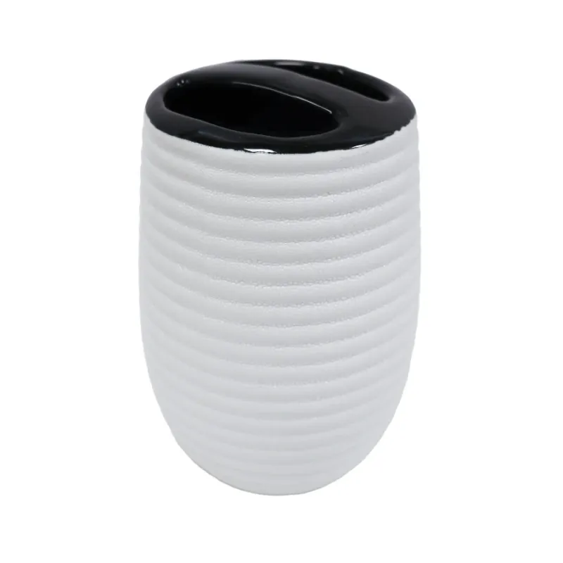 Zobu birstes trauks balts, keramika