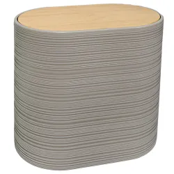 Atkritumu konteineris mini Zinda, bēšs