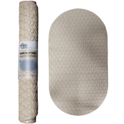 Dušas paklājs Basic 68x38cm 100% TPE, g.brūns