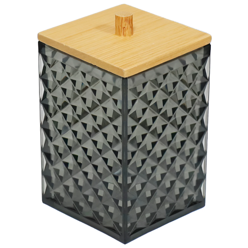 Trauciņš universāls ar vāku Diamond, tumši pelēks