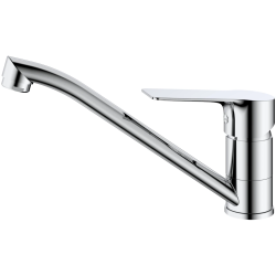 Jaucējkrāns izlietnes AB BRUCE, ar snīpi, hromēts