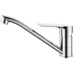 Jaucējkrāns izlietnes AB BRUCE, ar snīpi, hromēts