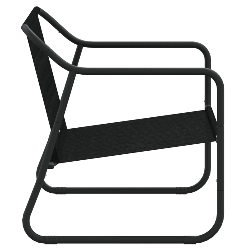 vidaXL divvietīgs dārza sols ar matračiem, antracītpelēks, tērauds