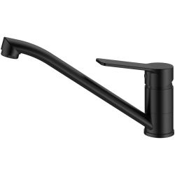 Jaucējkrāns izlietnes AB JOSE, ar snīpi, melns