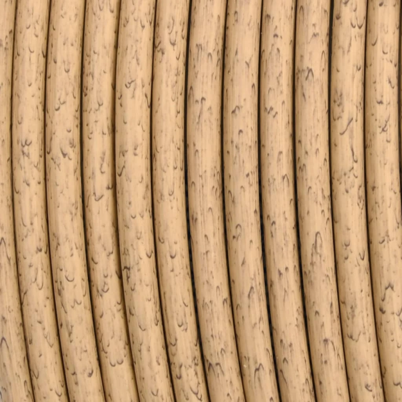 vidaXL 3-daļīgs dārza atpūtas mēbeļu komplekts, pelēka PE rotangpalma