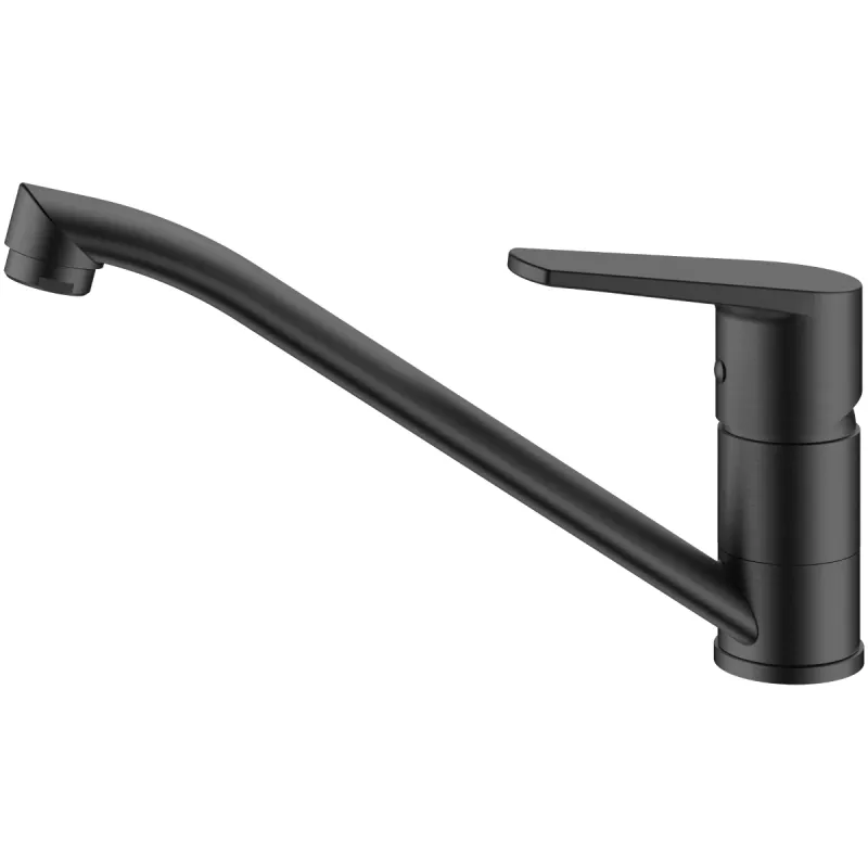 Jaucējkrāns izlietnes AB BAZEL, ar snīpi, pelēks