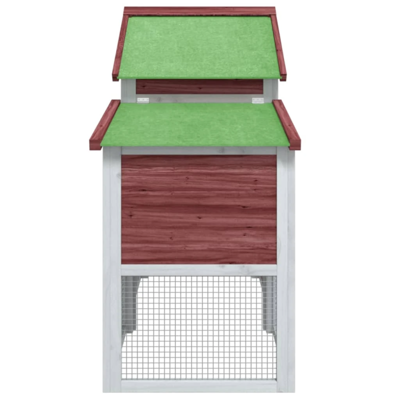 vidaXL vistu būris, mokas krāsā, 186,5x58,5x113 cm, priedes masīvkoks