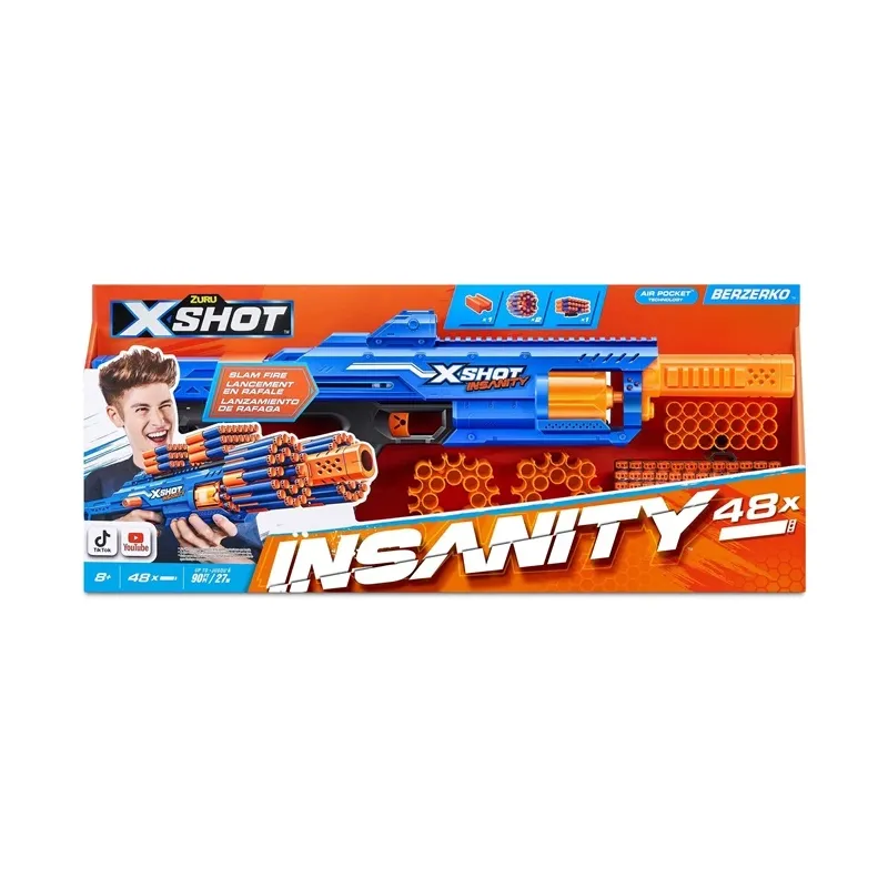 Mängupüstol kuulidega XSHOT Berzerko Insanity 36610 Mitmevärviline