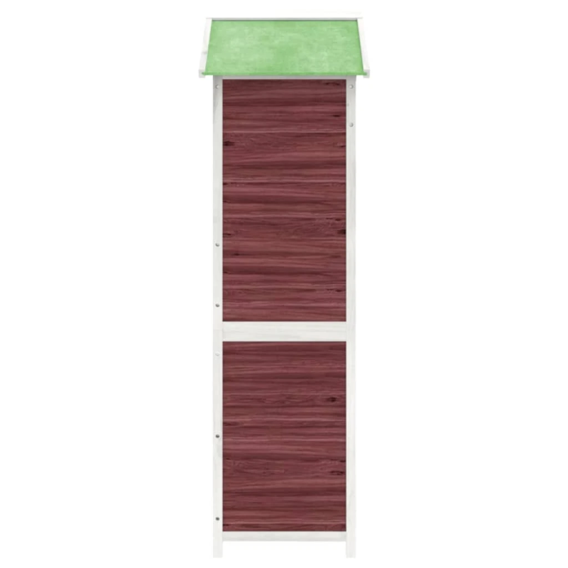 vidaXL dārza instrumentu šķūnis, 120x53,5x170 cm, priedes masīvkoks