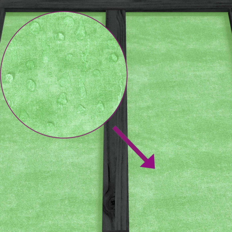 vidaXL putnu māja, pelēka, 91,5x53x170 cm, priedes masīvkoks