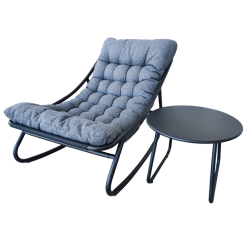 Krēsls atpūtas ar galdiņu 64.5x105x69cm-D:48xH40cm