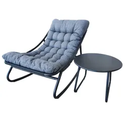 Krēsls atpūtas ar galdiņu 64.5x105x69cm-D:48xH40cm