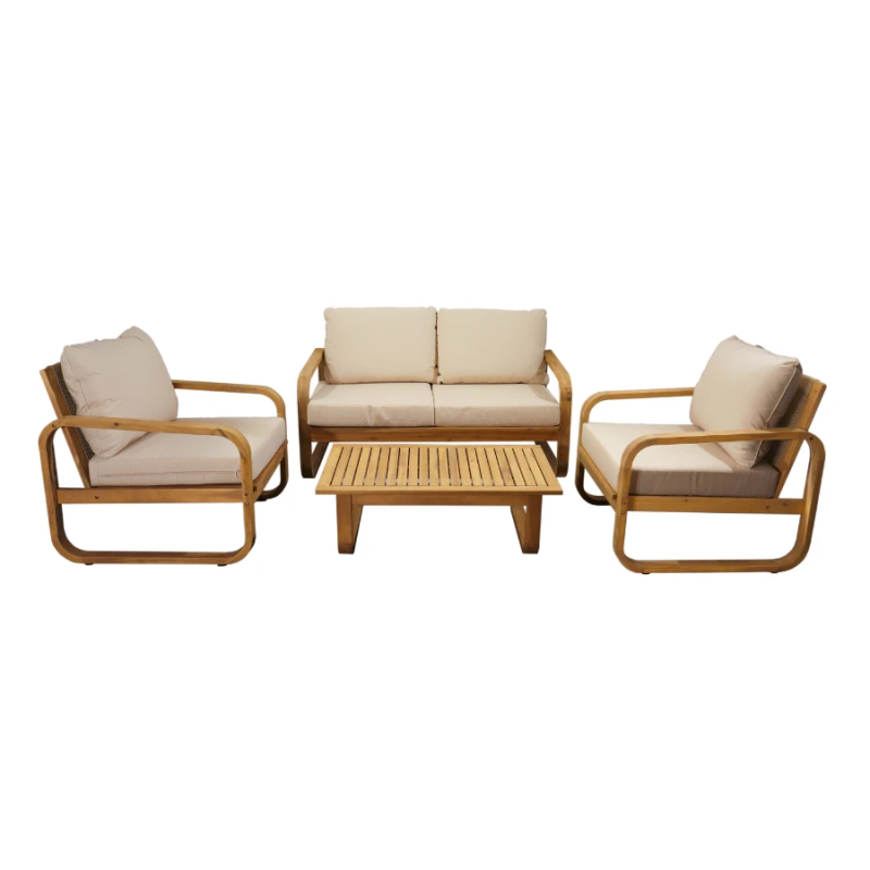 Dārza komplekts, galds ar krēsliem