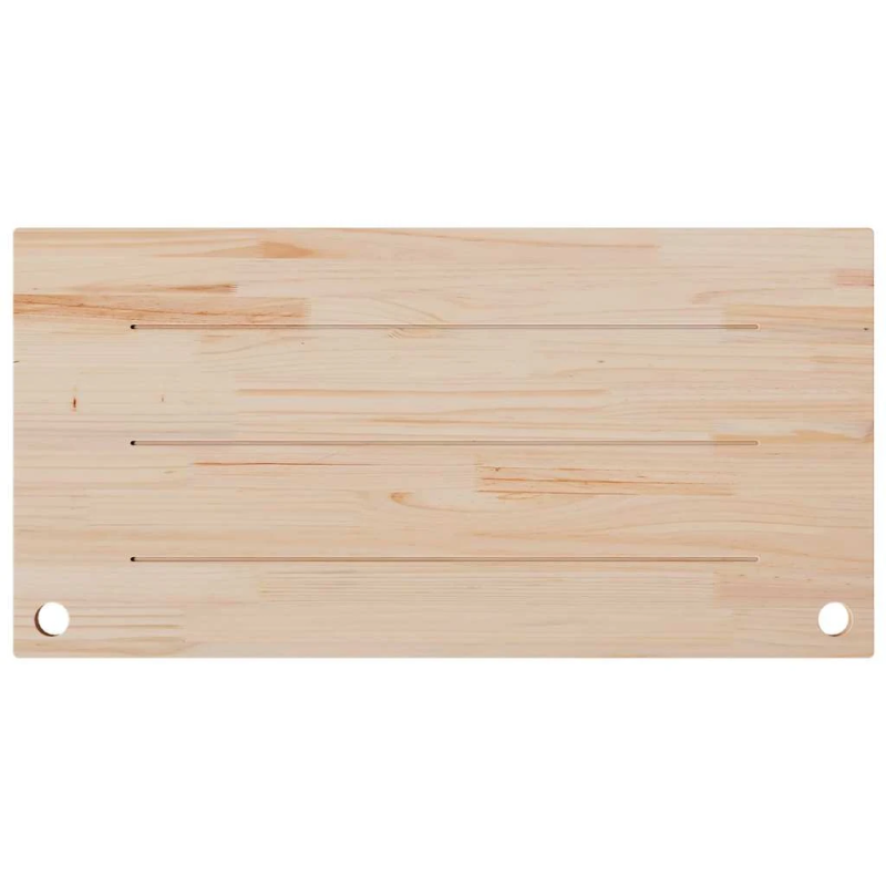 vidaXL rakstāmgalda virsma, 110x60x2,5 cm, priedes masīvkoks