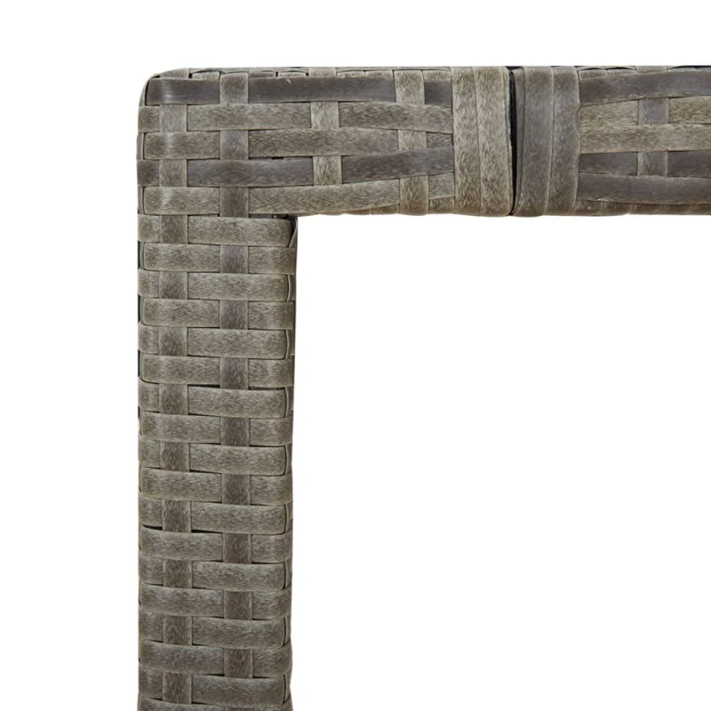 vidaXL 9-daļīgs dārza mēbeļu komplekts ar matračiem, PE rotangpalma