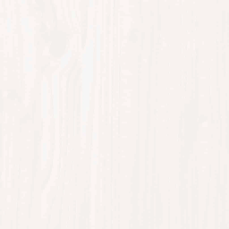 vidaXL stūra dīvāns ar matračiem, balts priedes masīvkoks