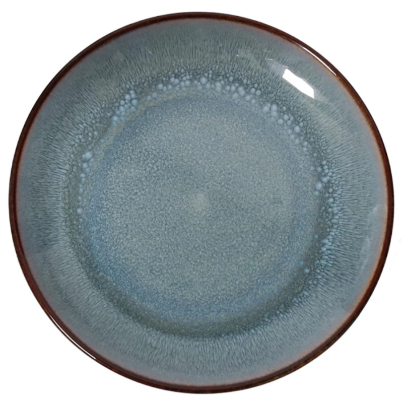 Šķīvis deserta 20cm Stone keramisks, zils