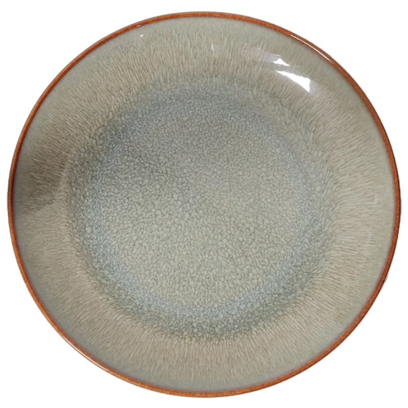 Šķīvis pusdienu 26cm Stone keramisks, pelēks