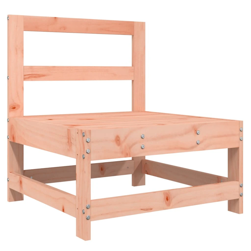 vidaXL vidējais dīvāns ar matračiem, Duglasa egles masīvkoks