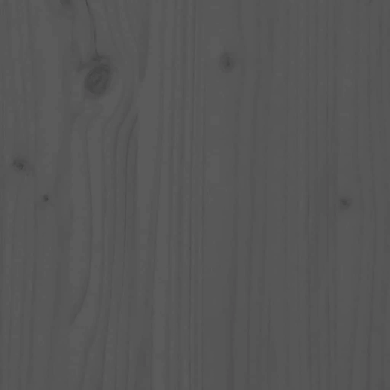 vidaXL dārza krēsli ar matračiem, 2 gab., pelēks priedes masīvkoks