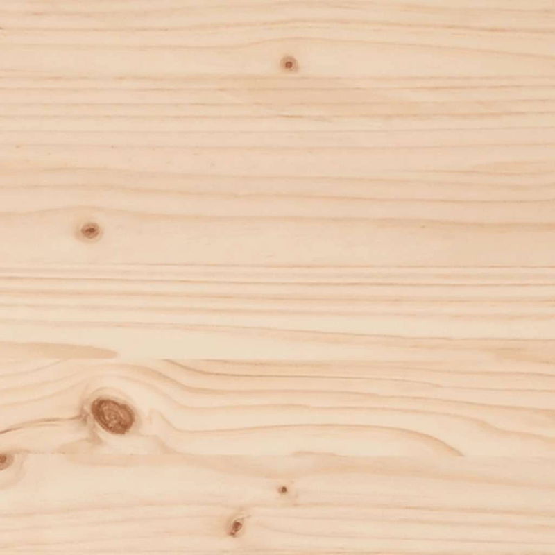 vidaXL dārza krēsls ar matračiem, priedes masīvkoks