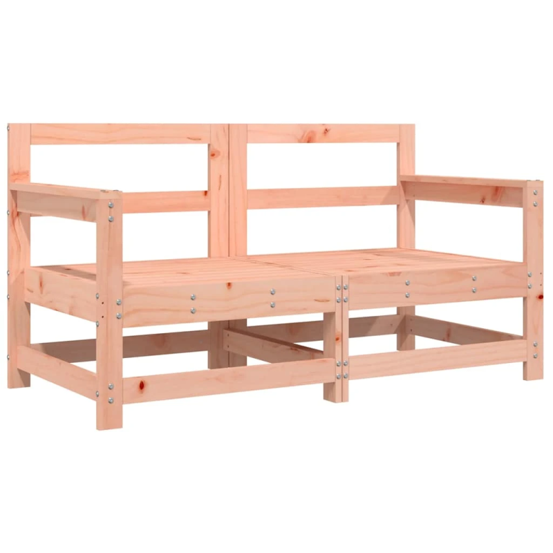 vidaXL dārza krēsli ar matračiem, 2 gab., Duglasa egles masīvkoks