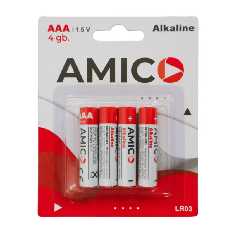 Baterija AAA 4gb Amico