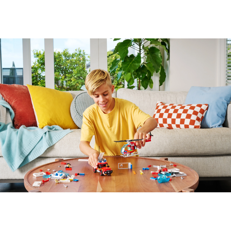 MAX CITY Klucīši Ugunsdzēsēju depo, 265 gab.