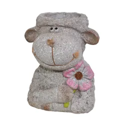 Dārza dekors Puķu pods Aita 24x21x29cm